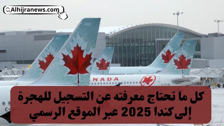 كل ما تحتاج معرفته عن التسجيل للهجرة إلى كندا 2025 عبر الموقع الرسمي
