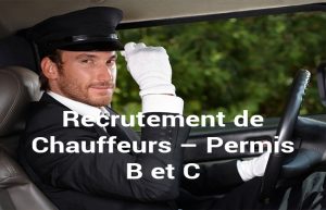 Recrutement de Chauffeurs – Permis B et C